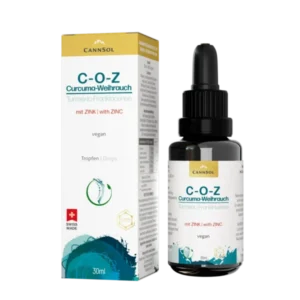 CannSol C-O-Z Curcuma – Indischer Weihrauch mit Zink – Entzündungshemmung & Immunsystemstärkung